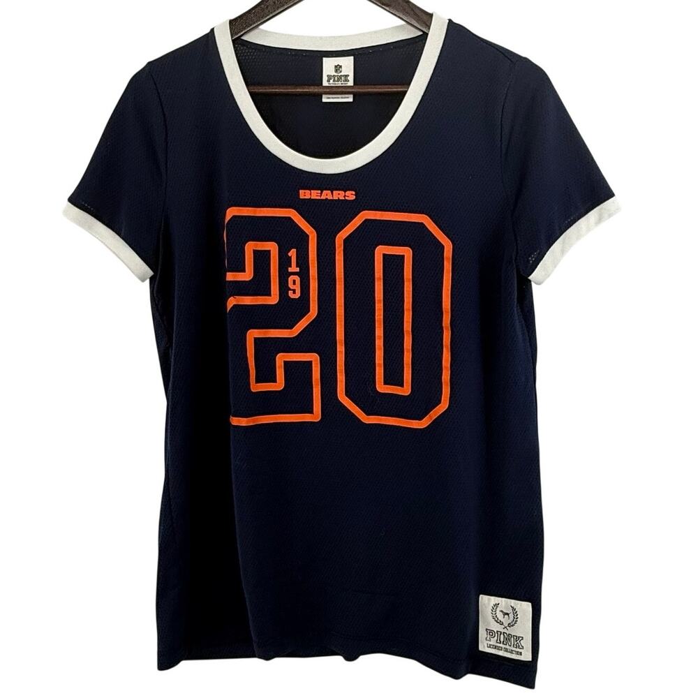 VS PINK Chicago Bears Jersey Ringer Tee M